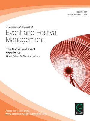 cover image of International Journal of Event and Festival Management, Volume 5, Issue 3